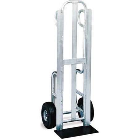 VALLEY CRAFT Valley CraftÂ Trayless Aluminum 12-Pack Delivery Hand Truck - 8"D Shoe & Skid Rails F81797A2